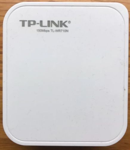 TP-Link TP-WR710N Pocket Size wifi router with USB charging port 150 Mbps 10/100