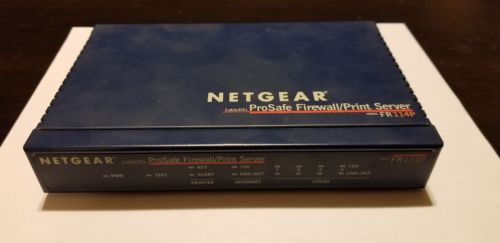 Netgear FR114P Firewall Cable/DSL Router with Print Server