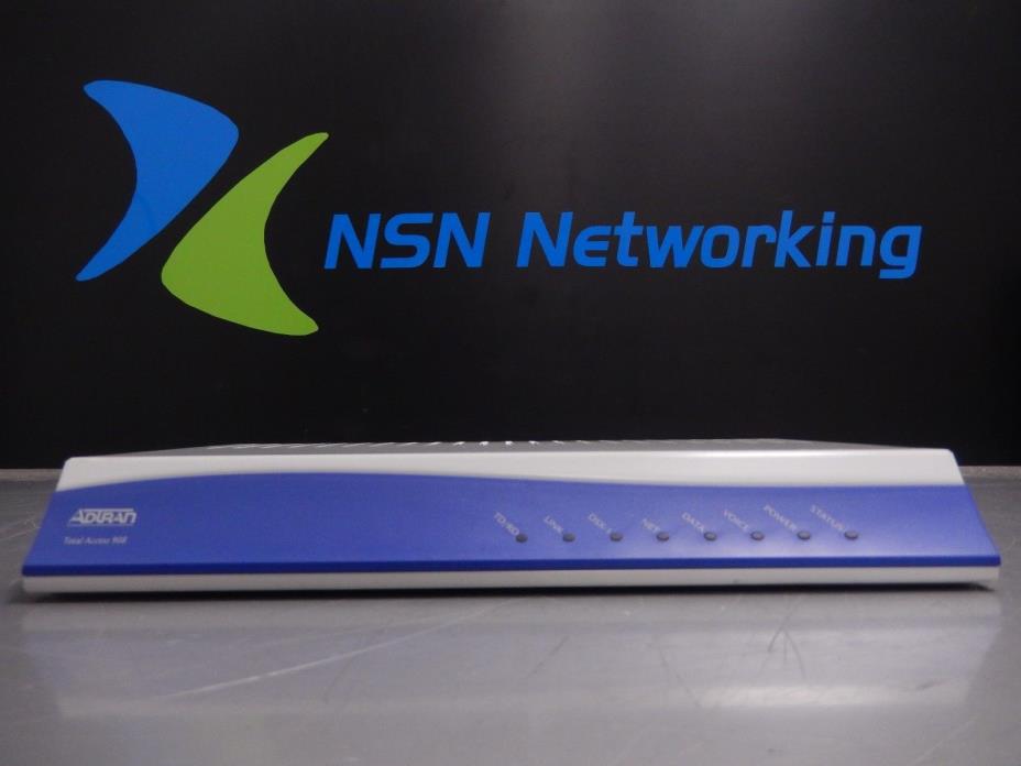 Adtran Total Access TA 908 4212908L1 DSX-1 2nd Gen IAD Router