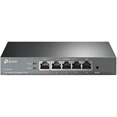 TP-LINK Safestream TL-470T+ 10/100 Broadband Desktop Loadbalance Router, 110M N