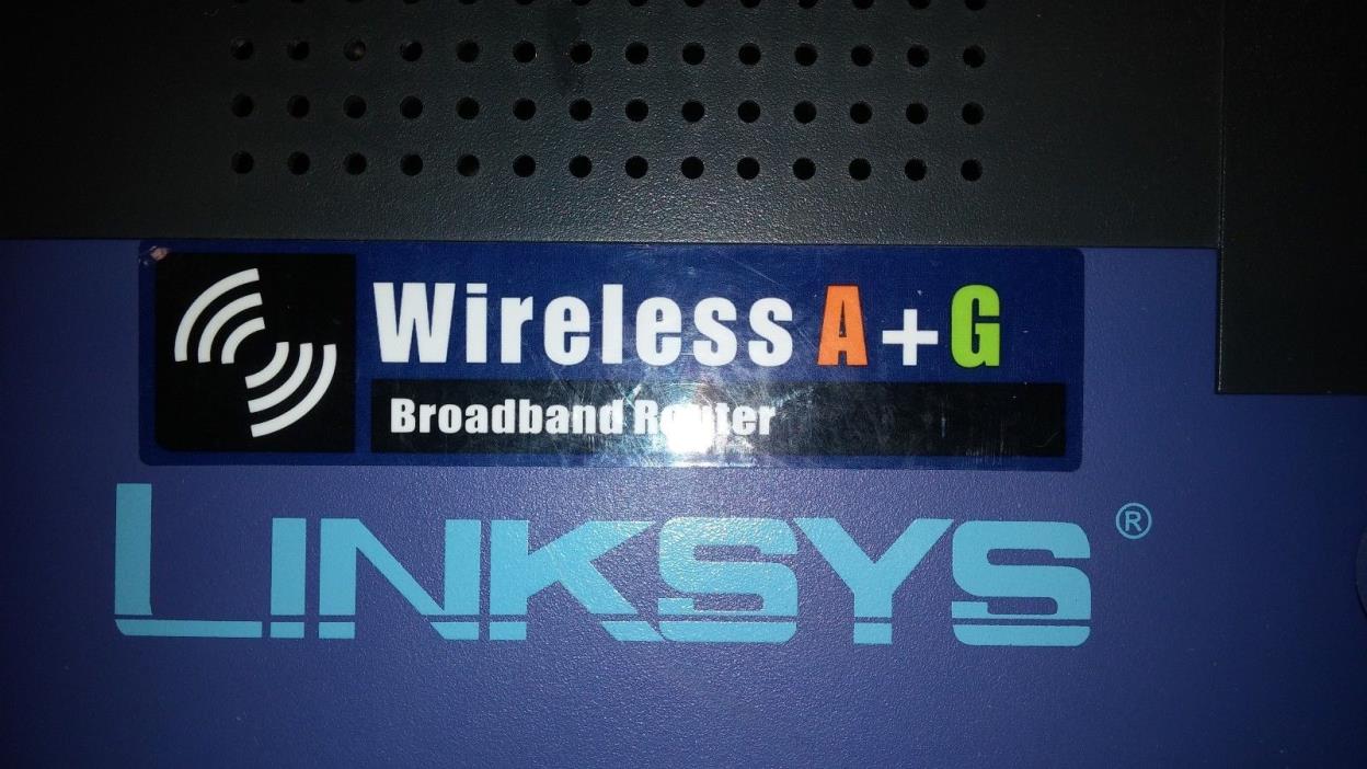 WRT55AG Version: 2 - LINKSYS Dual-Band Wireless A+G Broadband Router