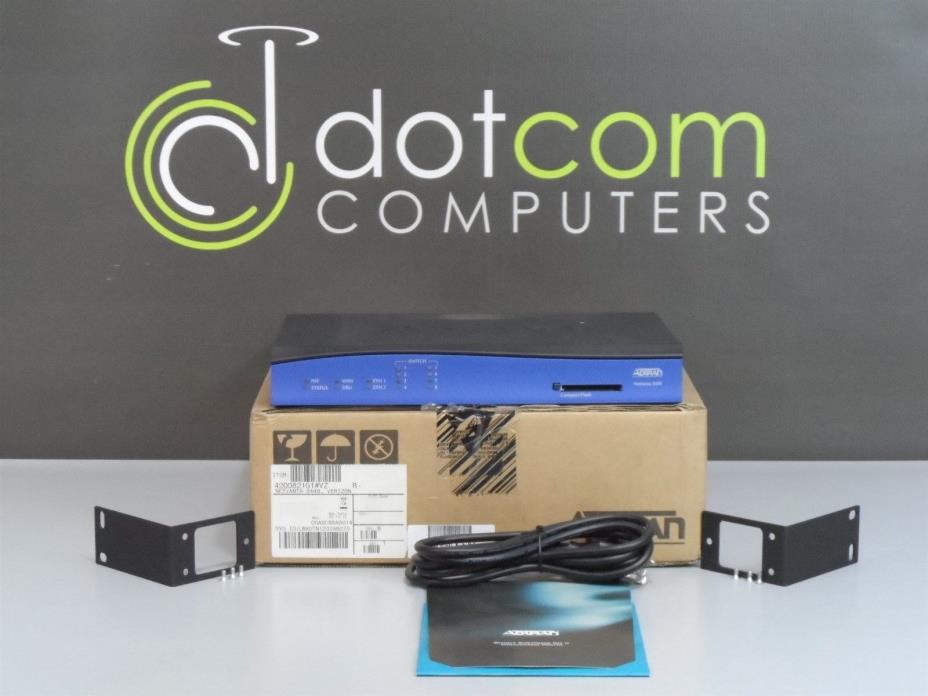 Adtran Netvanta 3448 Multi service Router 4200821G1 1200821E1 New