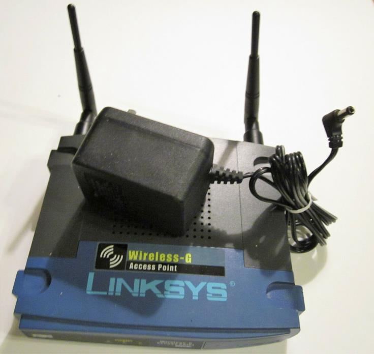 LINKSYS WAP54G V.2 WIRELESS-G ROUTER ACCESS POINT WAP 54 G including ac adapter