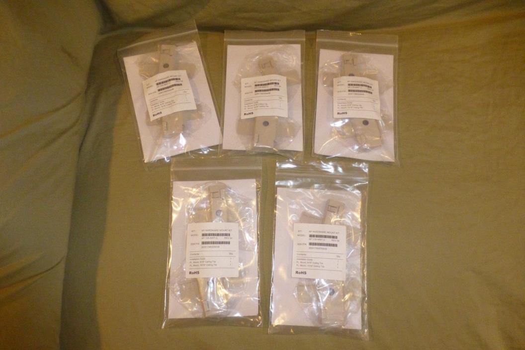 NEW Lot of 5 Aruba RoHS AP-105-MNT-C AP Hardware Ceiling Mount Kit