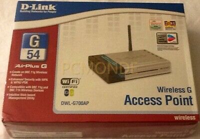 D-Link Wireless G AirPlus Access Point DWL-G700AP