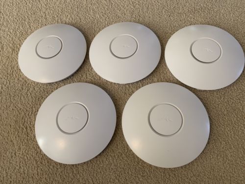 Ubiquiti UniFi AP Pro UAP-Pro Wireless Access Point 5 Pack w/POE Injectors CAT5