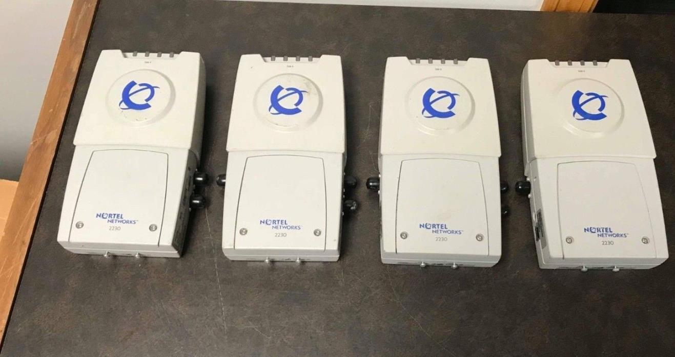 Nortel Networks 2230 Wireless Access Ports -- Lot of 4 - Untested