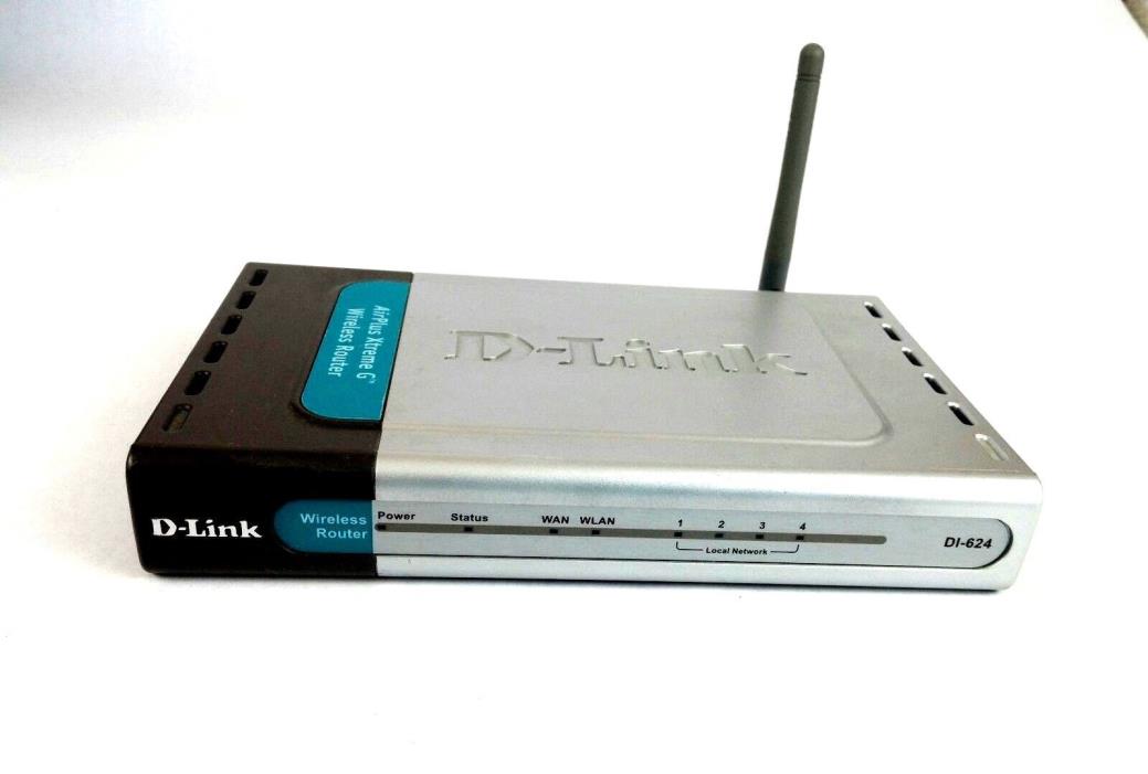 D-Link 54 Mbps 4-Port 10/100 2.4GHz AirPlus Extreme G Wireless Router