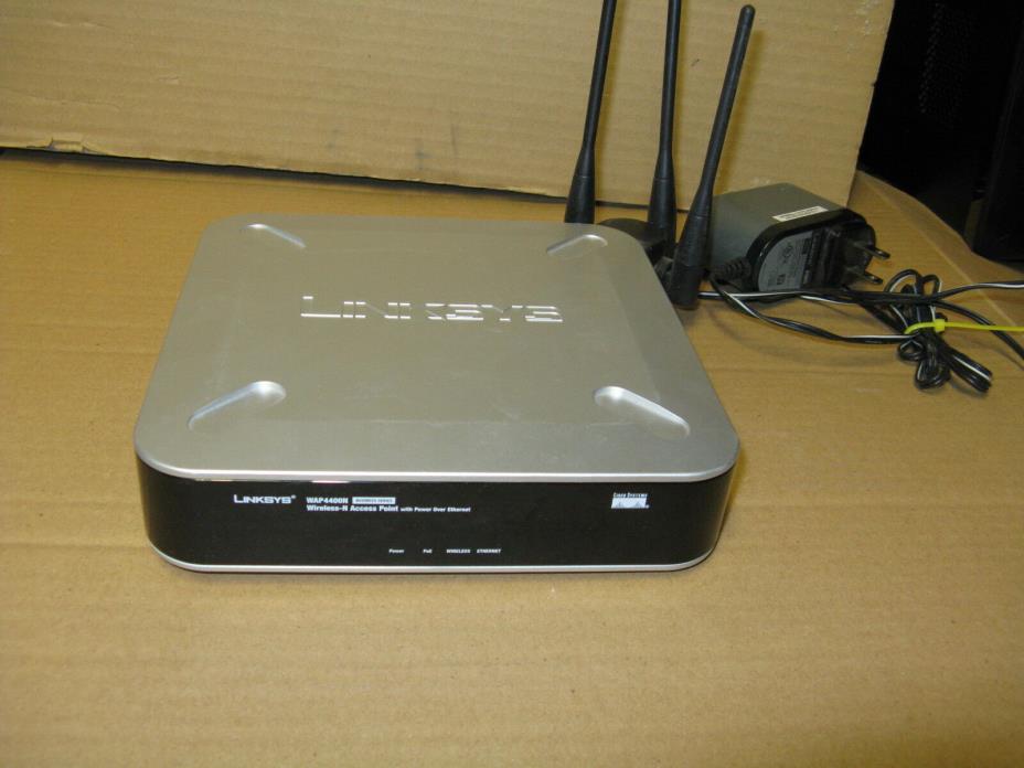 Linksys By Cisco WAP4400N Wireless-N Access Point/Power Over Ethernet