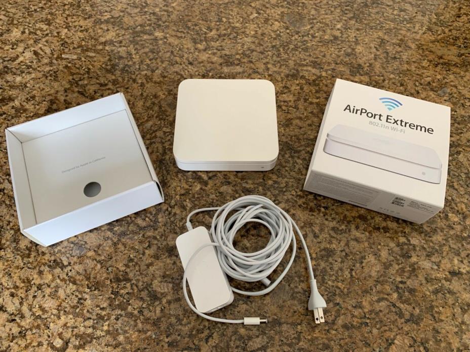 Apple MD031LL/A 6.75 Mbps 3-Port Gigabit Wireless N Router A1408 MINT