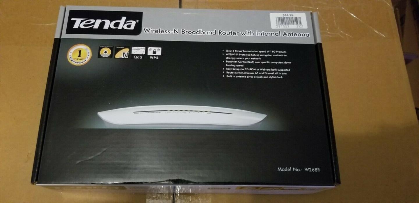 BRAND NEW Tenda Wireless N Broadband Router - W268R - free shipping