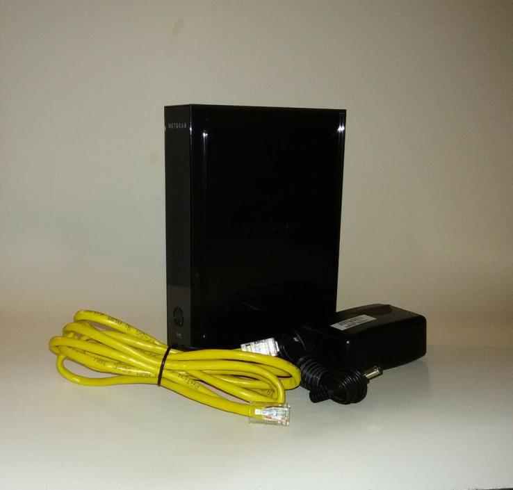 Netgear N300 300 Mbps 5-Port 10/100 Wireless N Router (WNR2000) & FREE MODEM