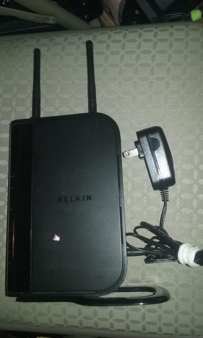Belkin F5D8235 Wireless-N Router 300 Mbps 4-Port Gigabit Switch NAS Broadband