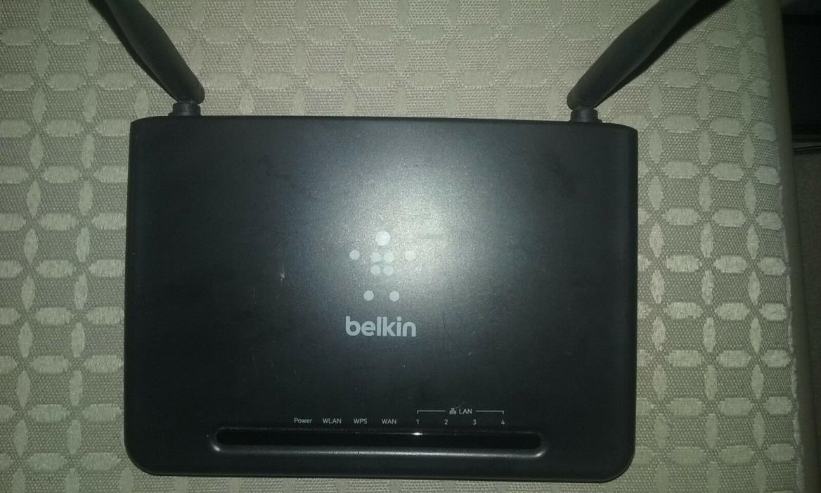 Belkin N300 Wi-Fi 4-Port Wireless Router with 2 Antennas F9K1010 300Mbps