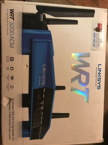 New! LINKSYS WRT 3200ACM - MU-MIMO Dual-Band Gigabit Smart Wi-Fi Router