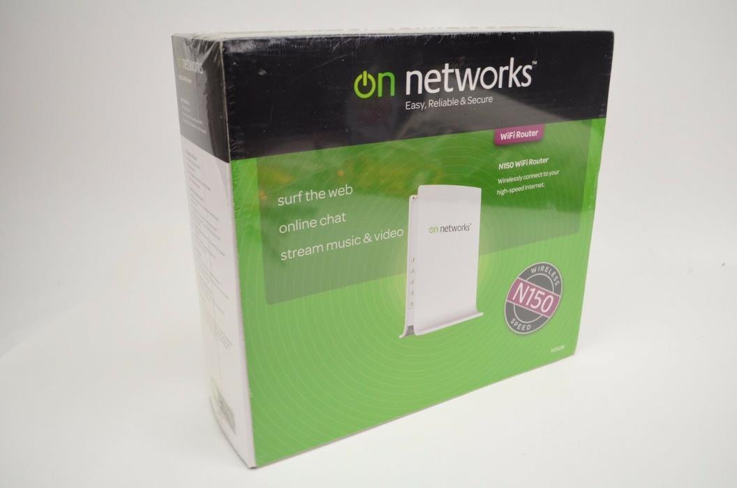 ON Networks N150 Wireless Wi-Fi Router Modem New Sealed 3 Ethernet Ports Read
