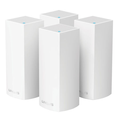 Linksys Velop Tri-Band Whole Home Wi-Fi System, 4-pack