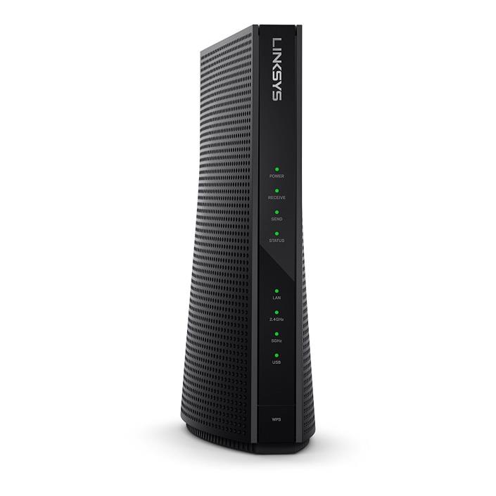 Linksys CG7500 24x8 960 Mbps DOCSIS 3-0 Cable Modem AC1900 Wireless Dual Band