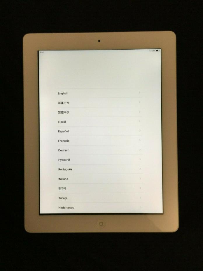 Apple iPad 4th Gen. 16GB Wi-Fi 9.7