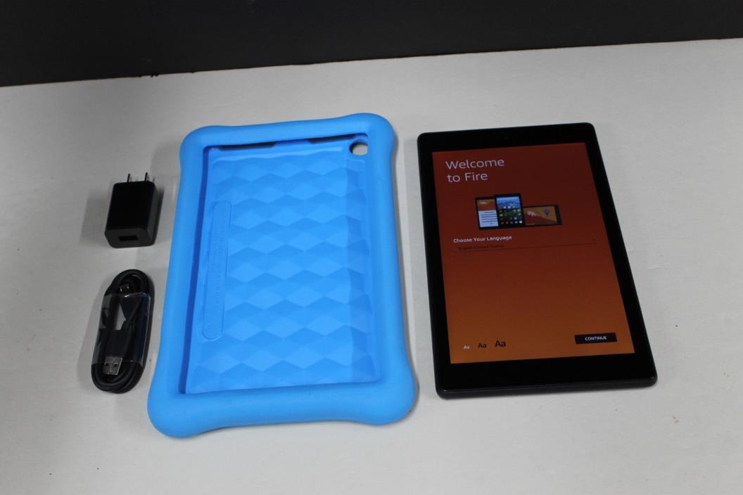 Amazon Fire HD 8 Kids Edition 8in. 32GB Tablet (7th Gen) Blue, Amazon Warranty!