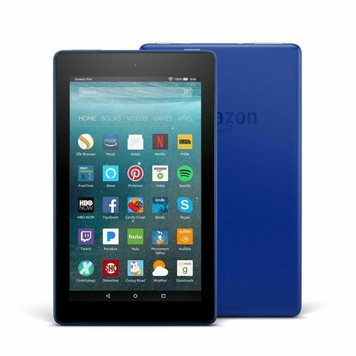 NEW Amazon Kindle Fire HD 8 Tablet 16 GB 7th Generation Marine Blue