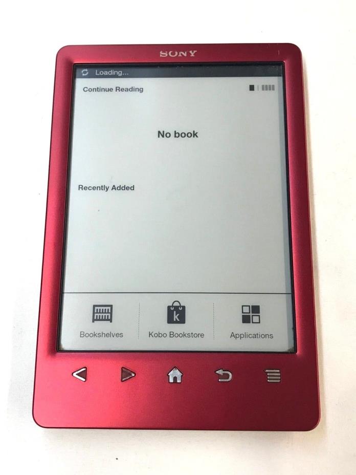 Sony PRS-T3S Wi-Fi Reader - Red  34-4E