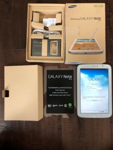 Samsung Galaxy Note 8 GT-N5110 16GB, Wi-Fi, 8in S Pen - Marble White *MINT*