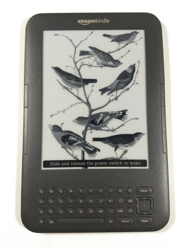 Amazon Kindle Keyboard 3rd Generation  |  Model D00901  |  Wi-Fi + 3G  |  TESTED