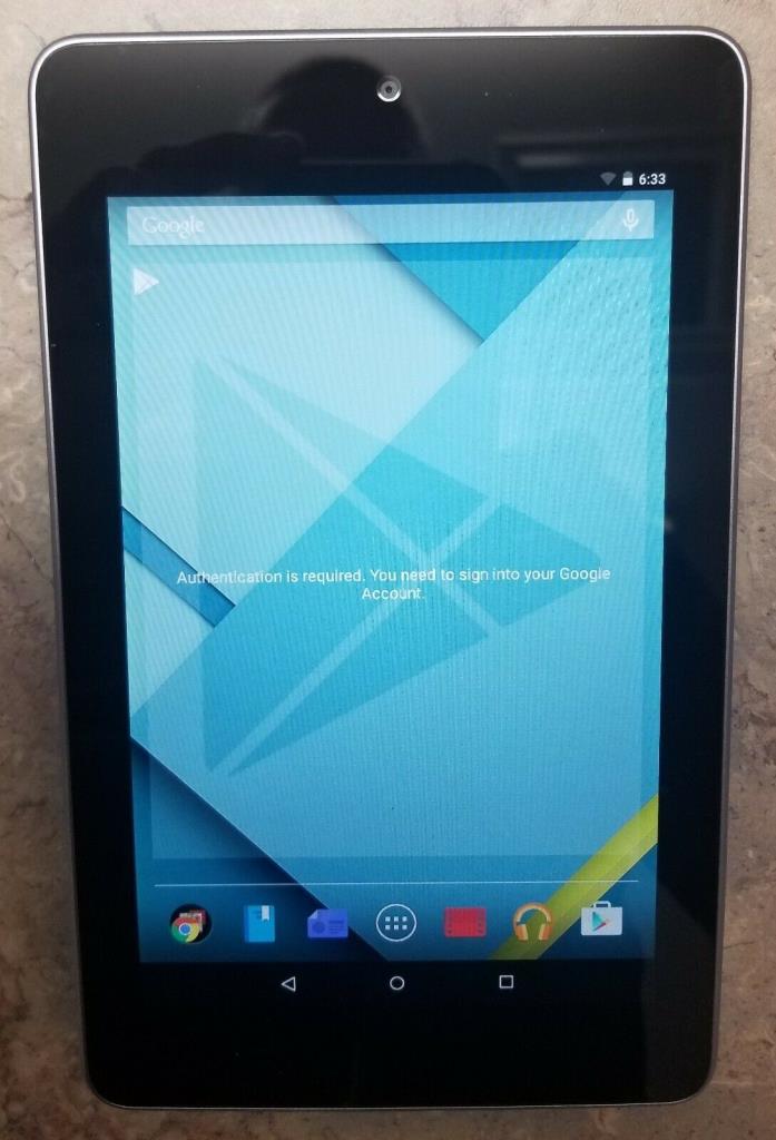 Nexus 7 (1st Generation) 16GB, Wi-Fi, 7in - Black