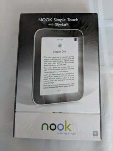 Barnes & Noble Nook Simple Touch GlowLight 2GB, Wi-Fi, 6in - Black