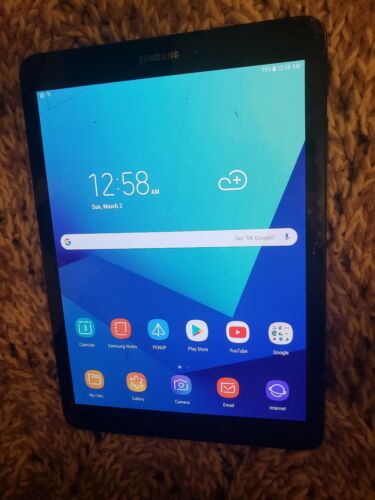 Samsung Galaxy Tab S3 Cracked 32GB SM-T820 Wi-Fi only - 9.7Inch - Black