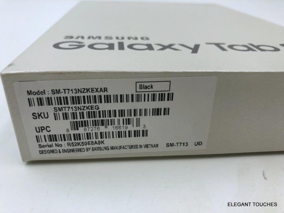 Samsung Galaxy Tab S2 SM-T713 32GB, Wi-Fi, 8in - Black