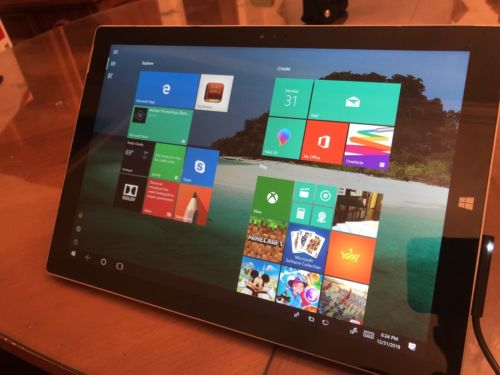 Microsoft Surface Pro 3 256GB, 8GB, i7 New Digitizer/LCD Screen, Win 10 Pro