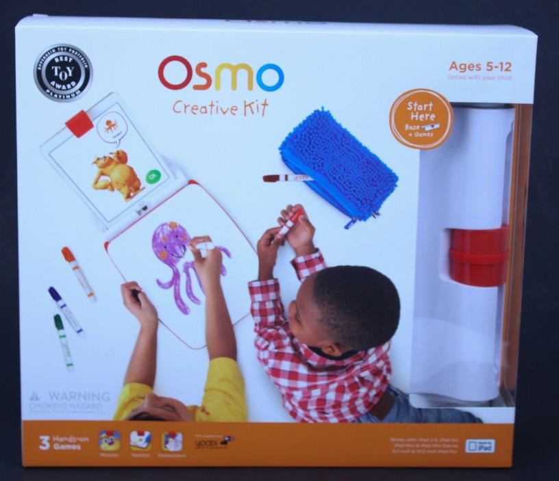 Osmo Creative Kit with 3 hands-on Games Monster Newton Masterplace
