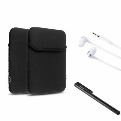 3 Item Accessory Bundle Combo for Apple iPad 2 3 4 Soft Sleeve Pouch Case Stylus