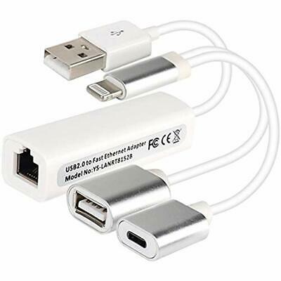 Lightning Network Adapters Ethernet For IPad, IPhone 7, 6/6s Plus Accessories To