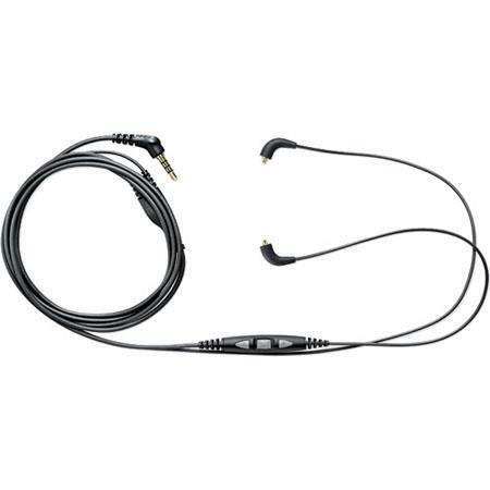 Shure CBL-M+-K-EFS In-Ear Headphone Accessory Cable with Mic and Remote for iPho