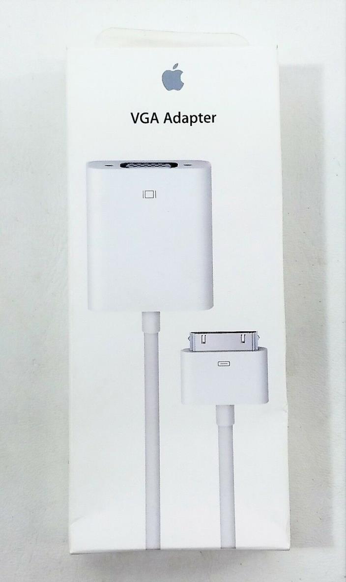 NEW Apple OEM 30-Pin to VGA Adapter for iOS iPad iPhone iPod Monitor MC552ZM/B