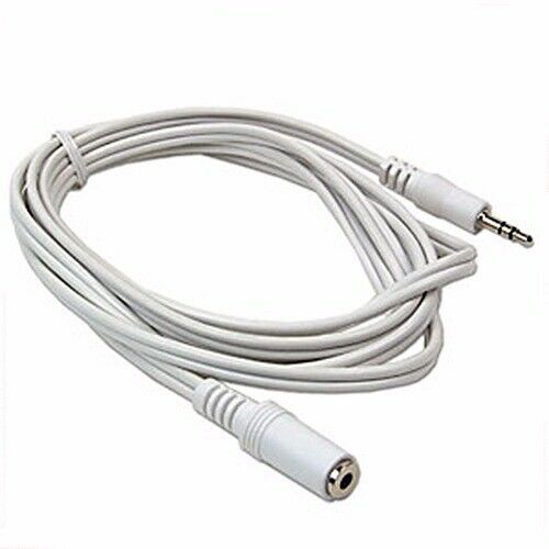 Extension Cable M to F 6-Foot 3.5mm plug-compatible with Apple & MP3 from USA