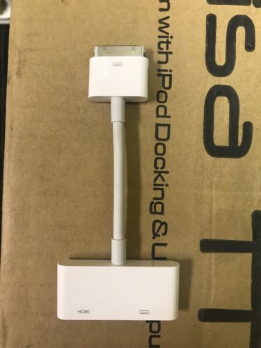 Genuine Apple Digital AV Adapter 30 Pin to HDMI Model A1422 iphone & ipad