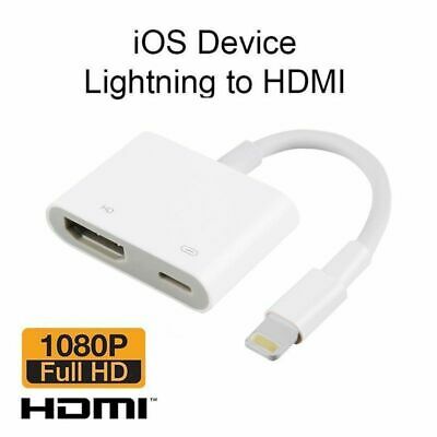 Lightning to HDMI Digital AV TV Adapter Cable For iPad Iphone 6 7 8 Plus X Ipad