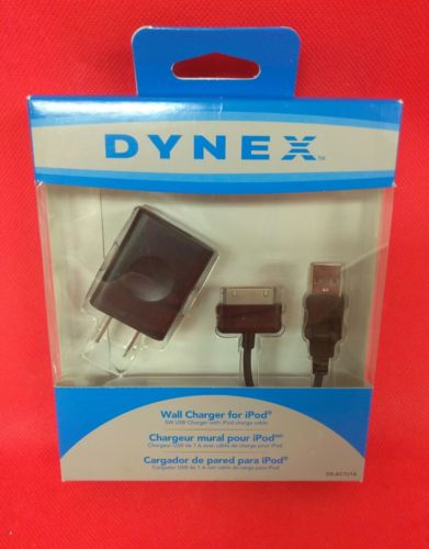 Dynex iPod Touch Wall Charge USB G4, G6 Nano, Classic 160GB, iPhone 3GS, 4, 4s