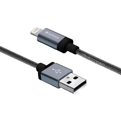 Verbatim(R) 99211 2.1-Amp Charge & Sync USB Cable with Lightning(R) Connector, 4