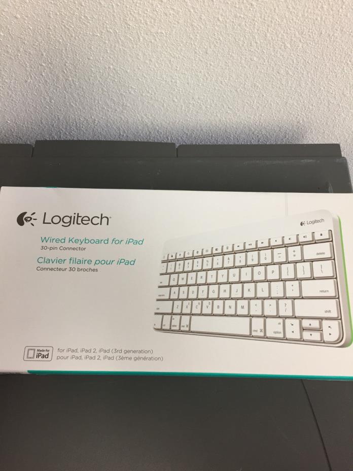 LOT OF 15 Logitech Wired Keyboard FOR apple IPAD 30 PIN CONNECTOR
