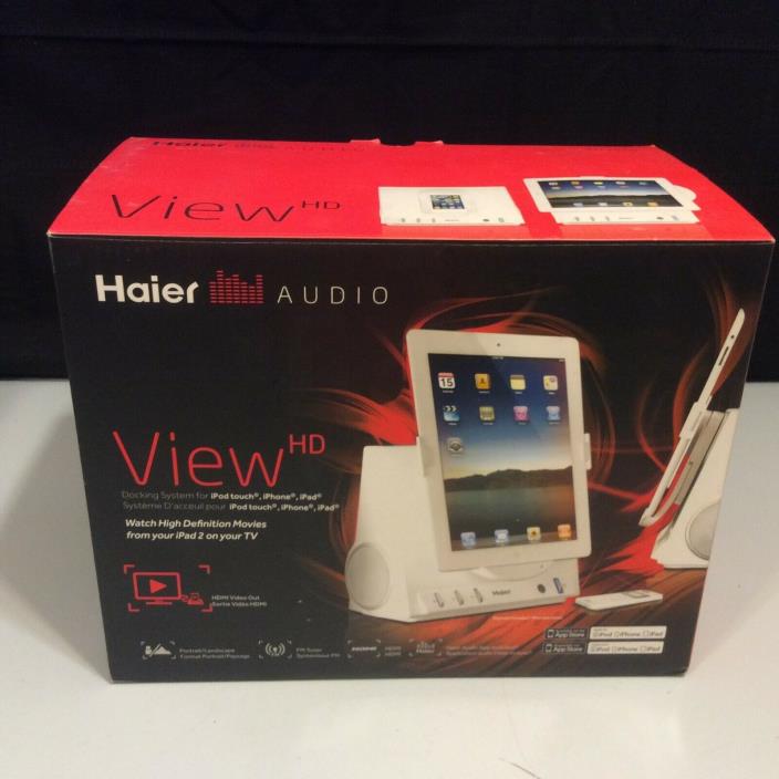 Haier Audio View HD Docking Station for Ipad Iphone and Ipod IPD-157W