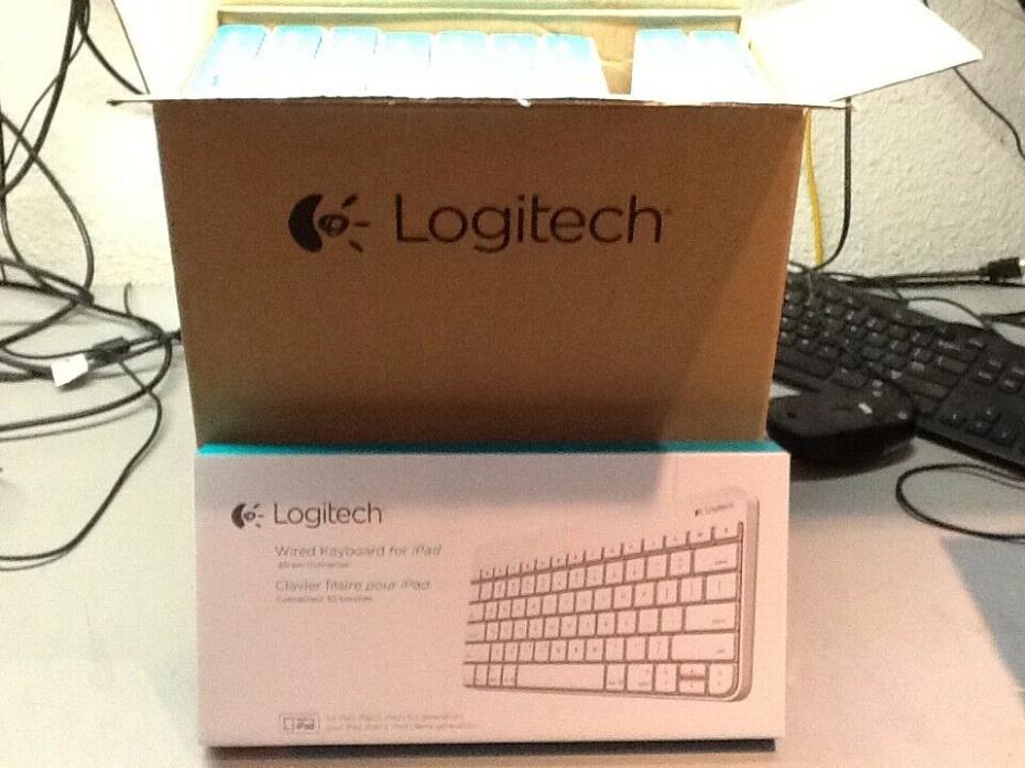 Lot of 30 Logitech Wired Keyboard for iPad 30-Pin Connector iPad