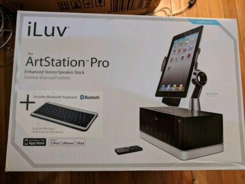 iLuv iMM517 The ArtStation Pro Stereo Speaker Dock for iPad / iPhone / iPod, NEW