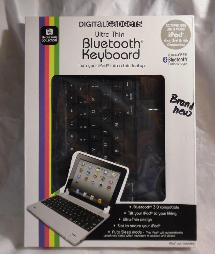 Apple Ipad Bluetooth Keyboard Ultra Thin by digital gadgets for Ipad
