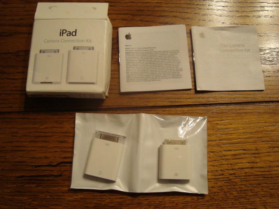 Apple iPad Camera Connection Kit MC531ZM/A Quantity 2 - New & Sealed