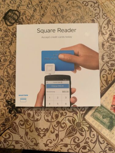 Brand New Square Credit Debit Card Reader for Apple iPhone and Android White